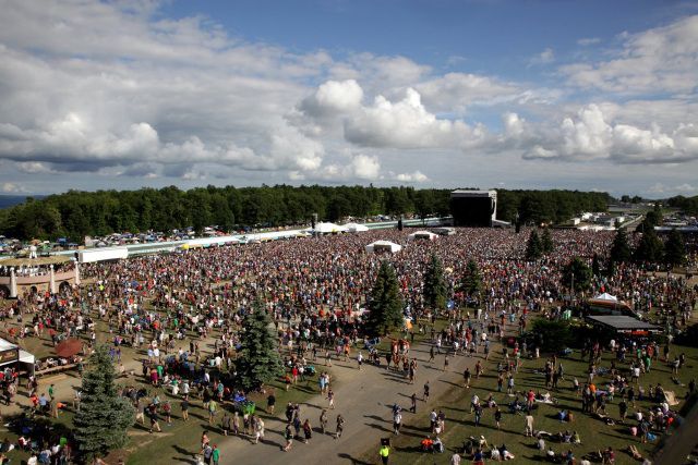 The scene at Magnaball, Phish's three-day festival at Watkins Glen in 2015.